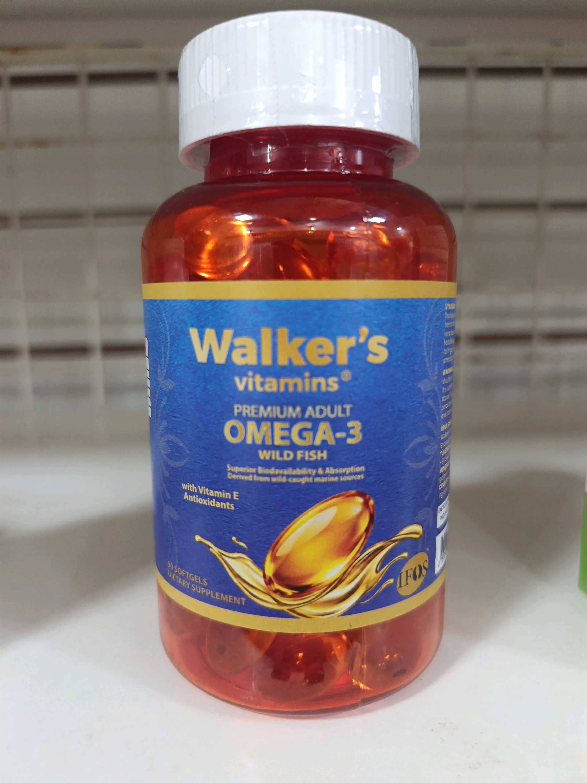 Walkers omega-3 90 tab 1
