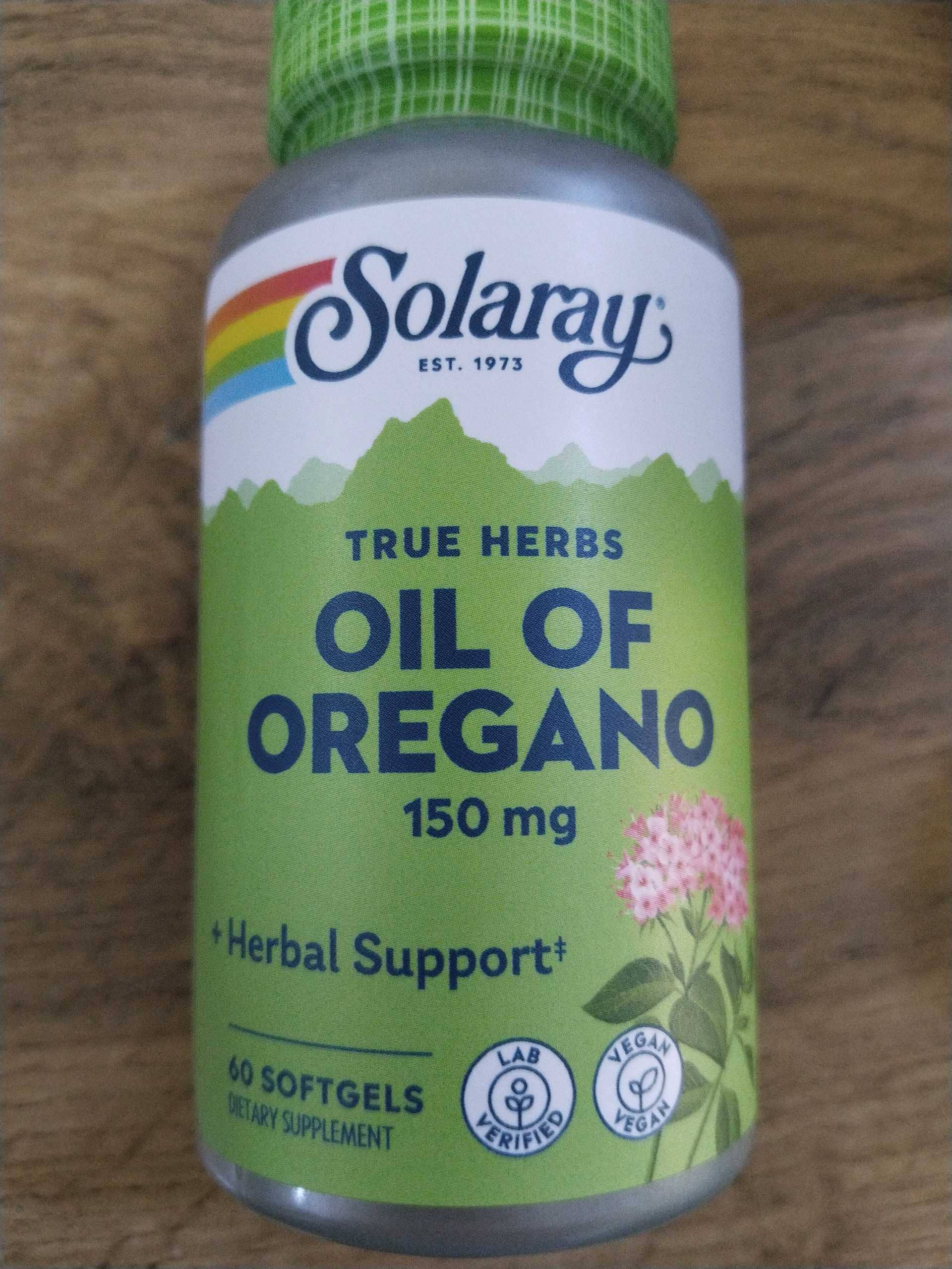 Solaray Oil of Oregano 60 Softgel 150mg 1