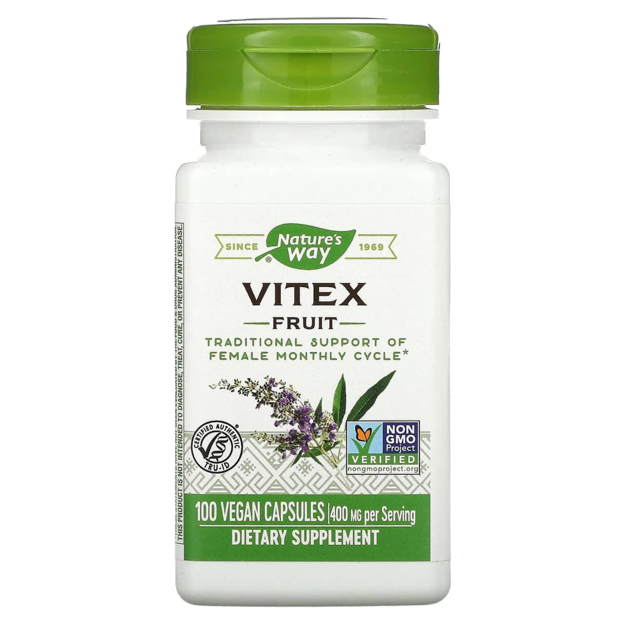 NATUREʻS WAY VITEX AGNUS-CASTUS 100 CAP 1