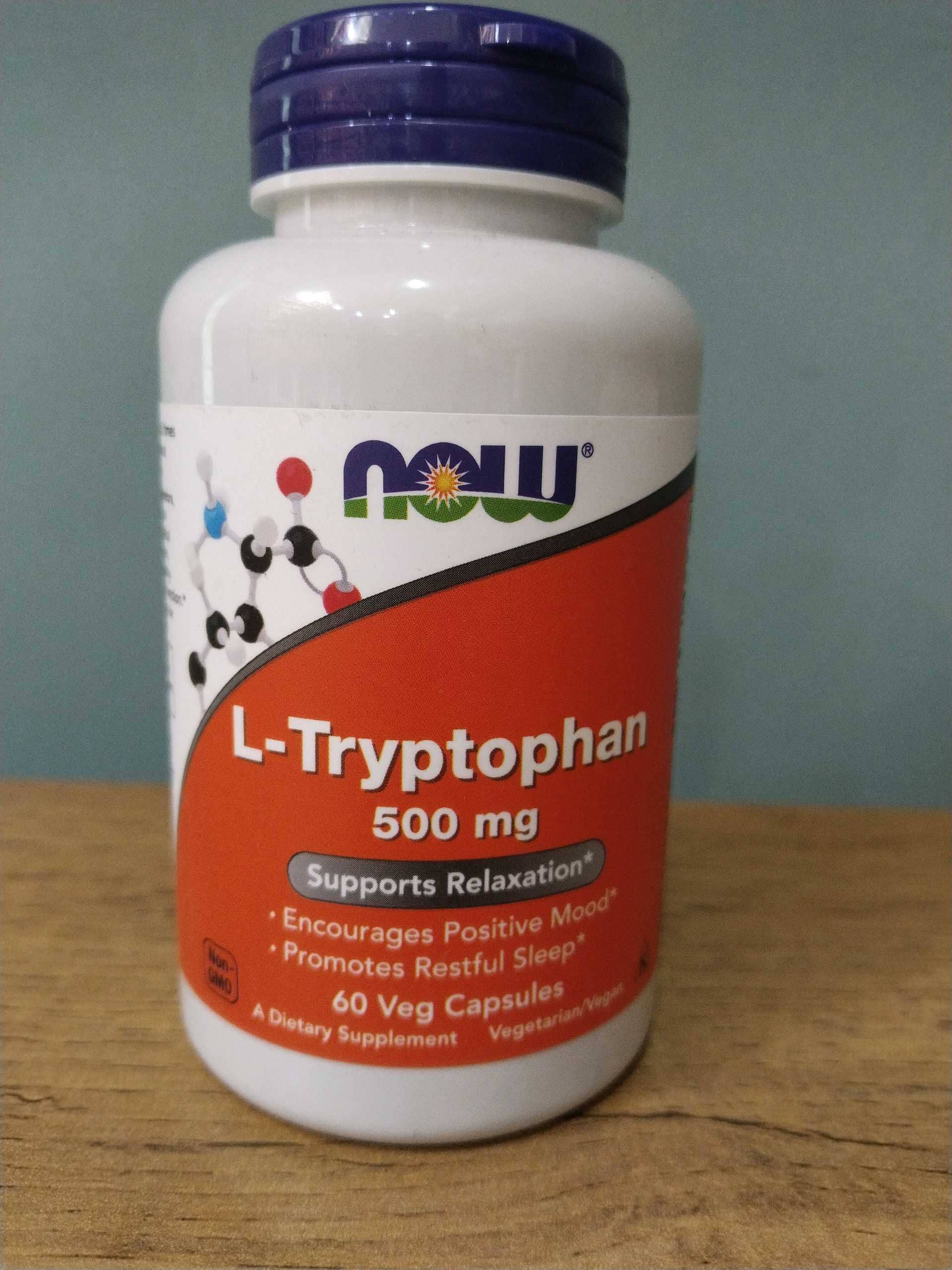 NOW L Tryptophan 500mg 60caps 1