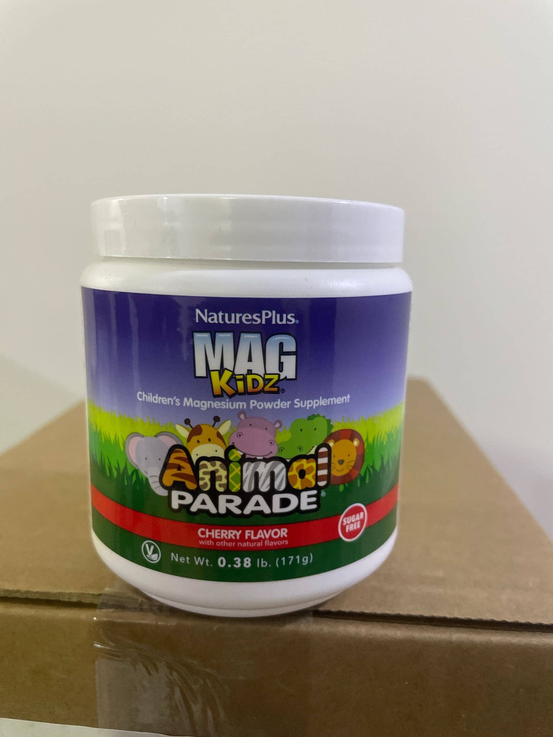 Nature's Plus Animal Parade Children's Magnesium, Cherry Flavor, 6 oz (171 g) 1