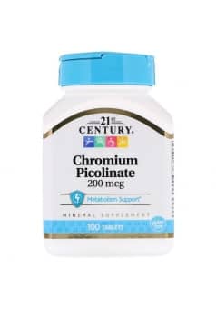 21st Century, Chromium Picolinate, 200 mcg, 100 Tablets 1