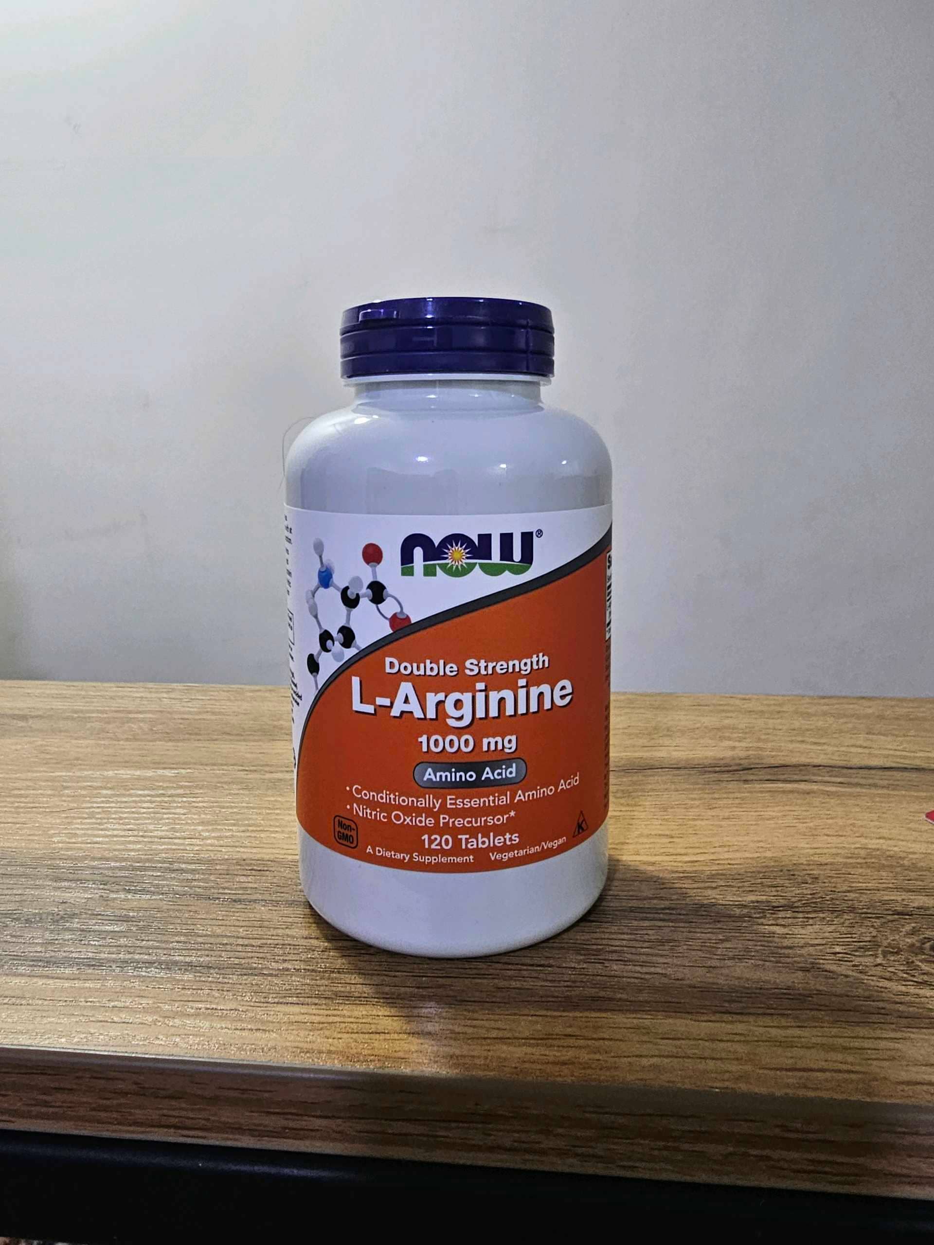 NOW L-Arginine 1000 mg 120 tabs 1