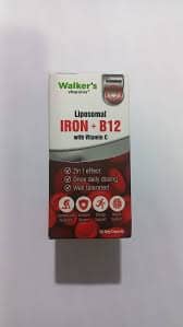 WALKERS IRON-B12 LIPOSOMAL 30CAP 1