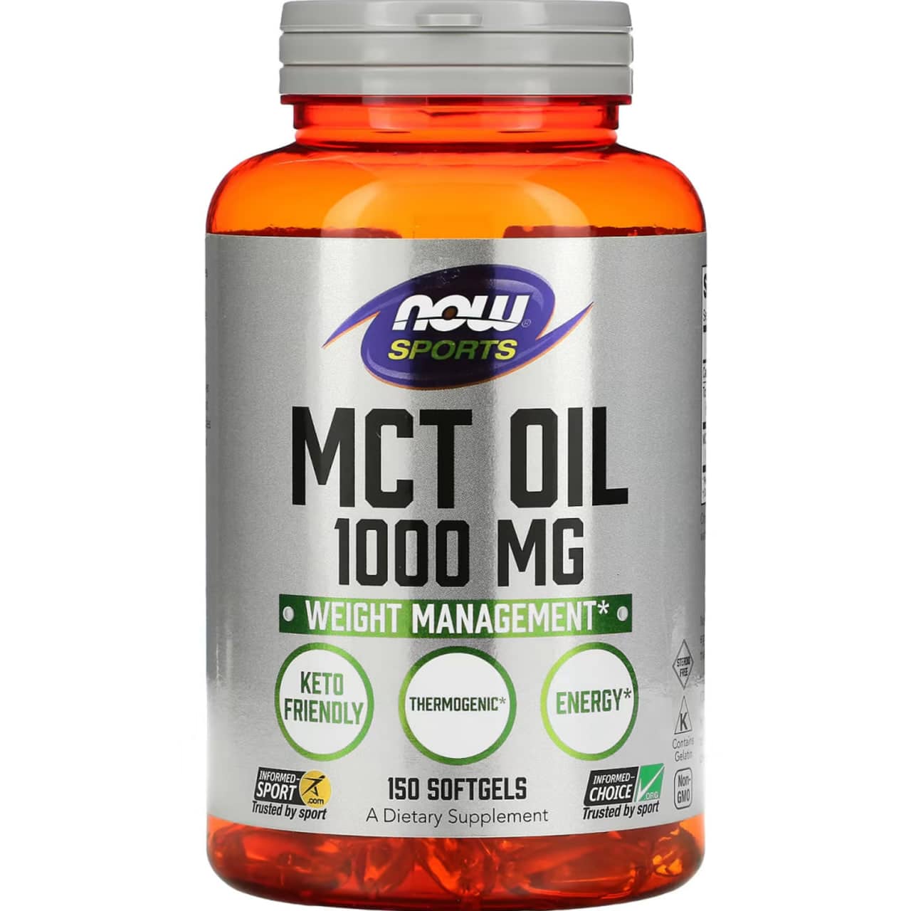 NOW MCT OIL 1,000 MG SOFTGELS  150 SGELS 1