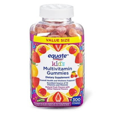 equate kids Multivitamin Gummies 300 veg gummies 1