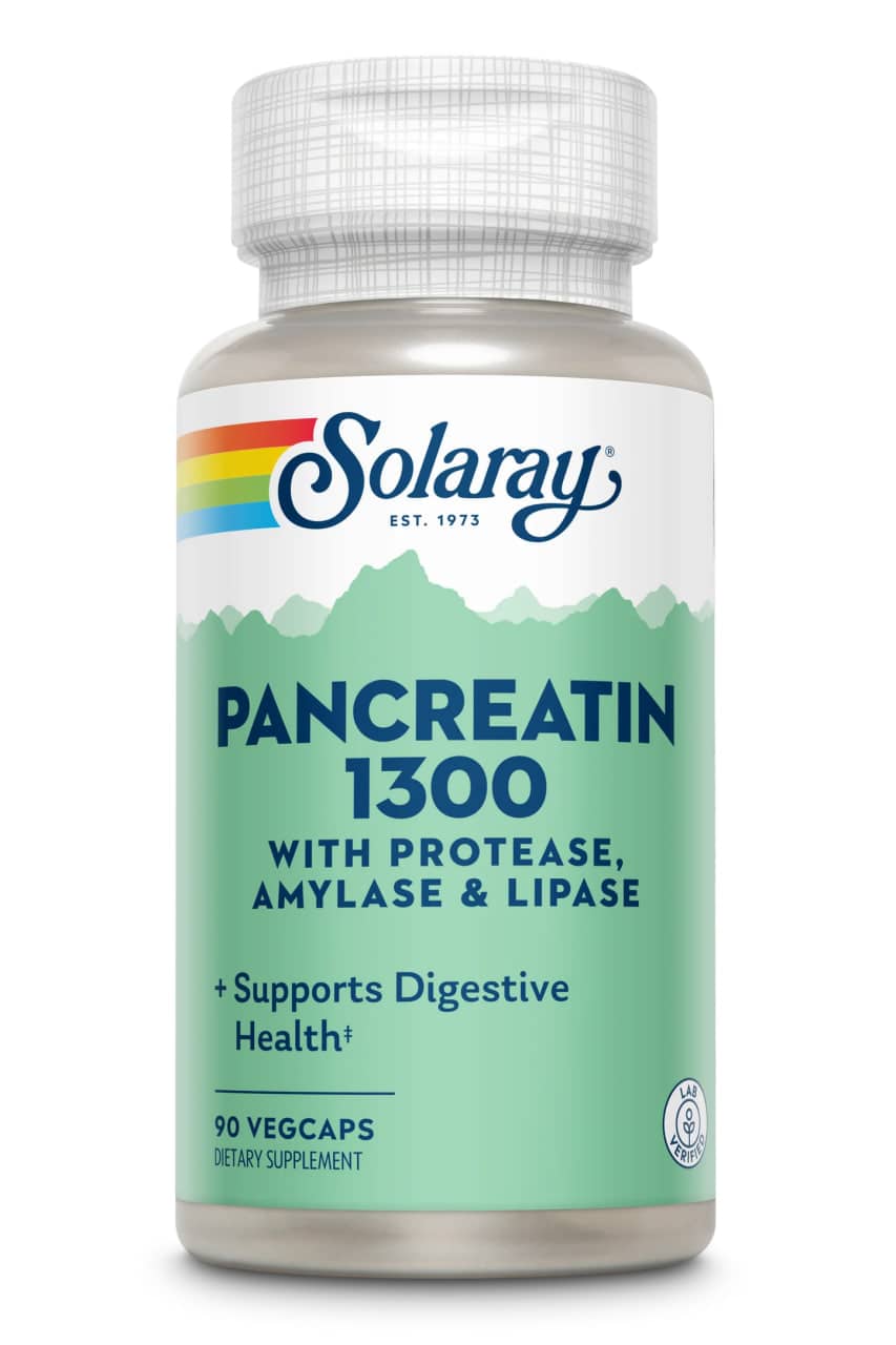Solaray Pancreatin 1300mg 1