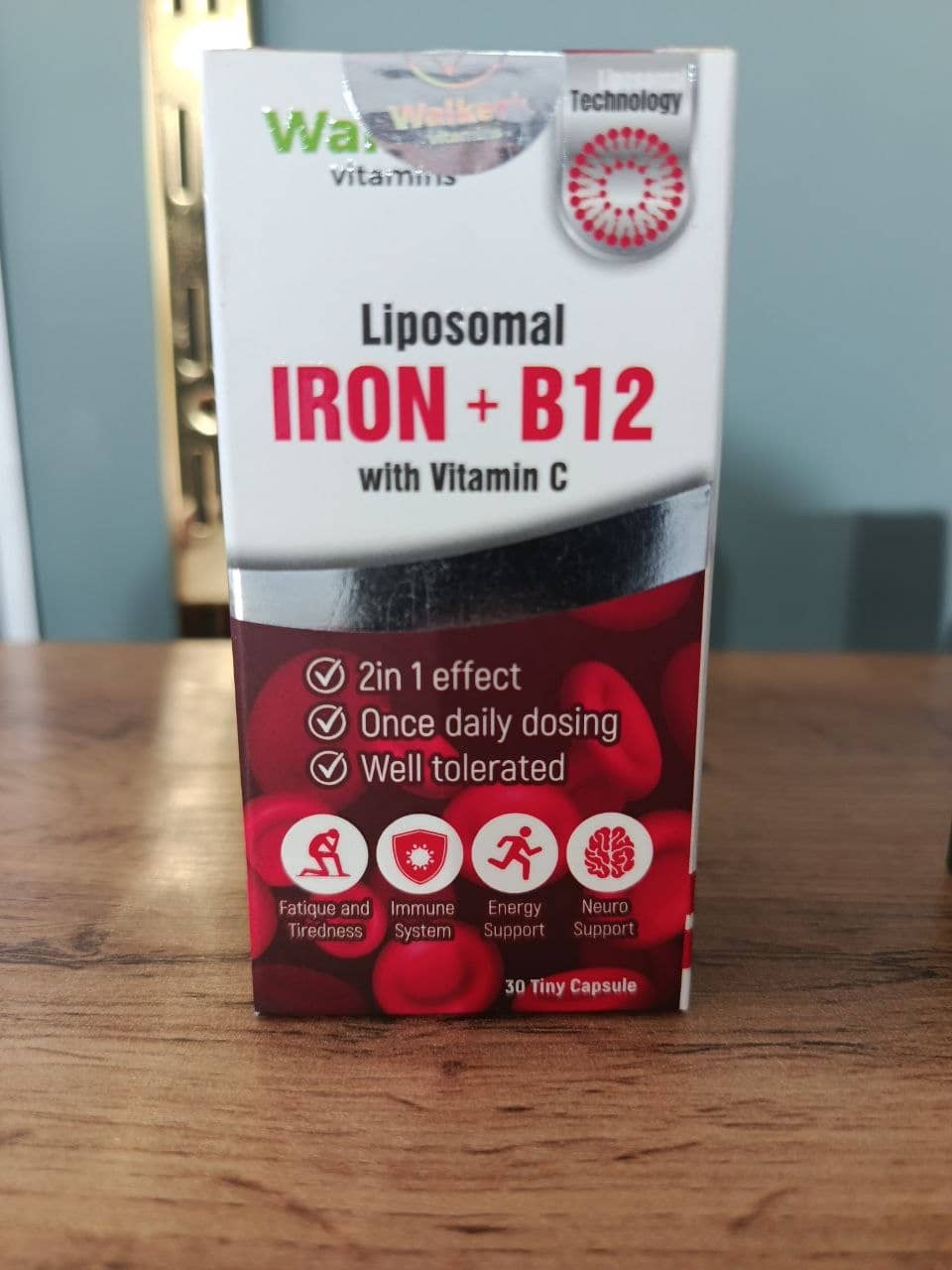WALKERS  IRON -B12 LIPOSOMAL 150ML 1