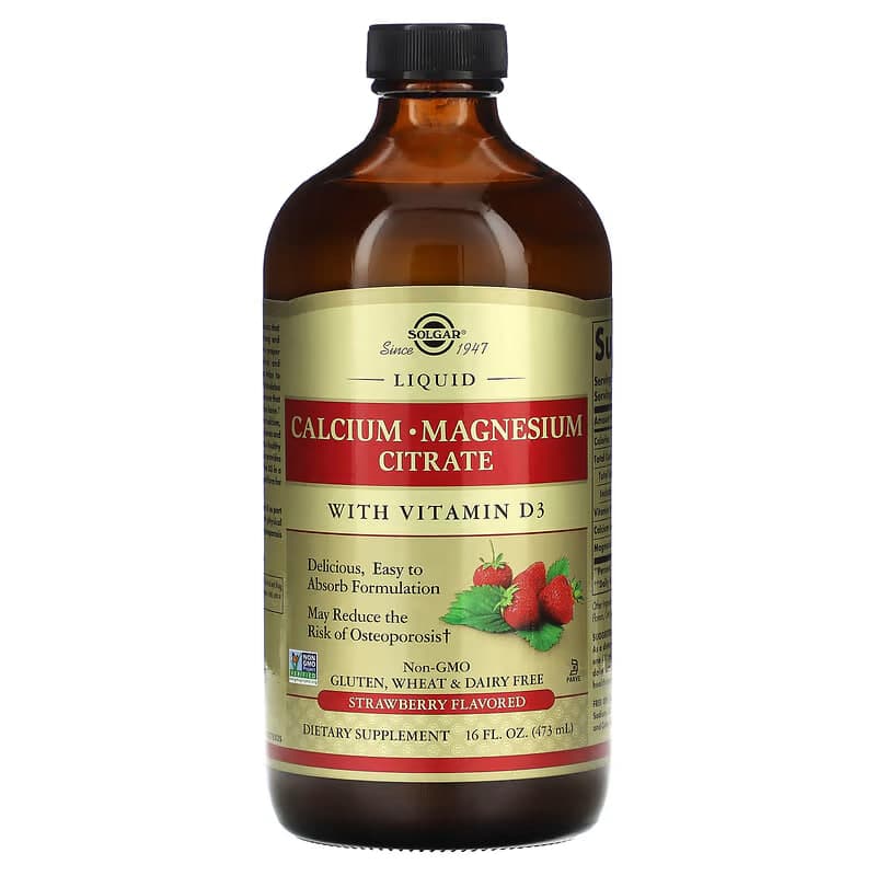 Solgar liquid calcium magnesium citrate