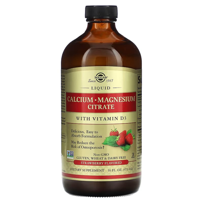 Solgar liquid calcium magnesium citrate