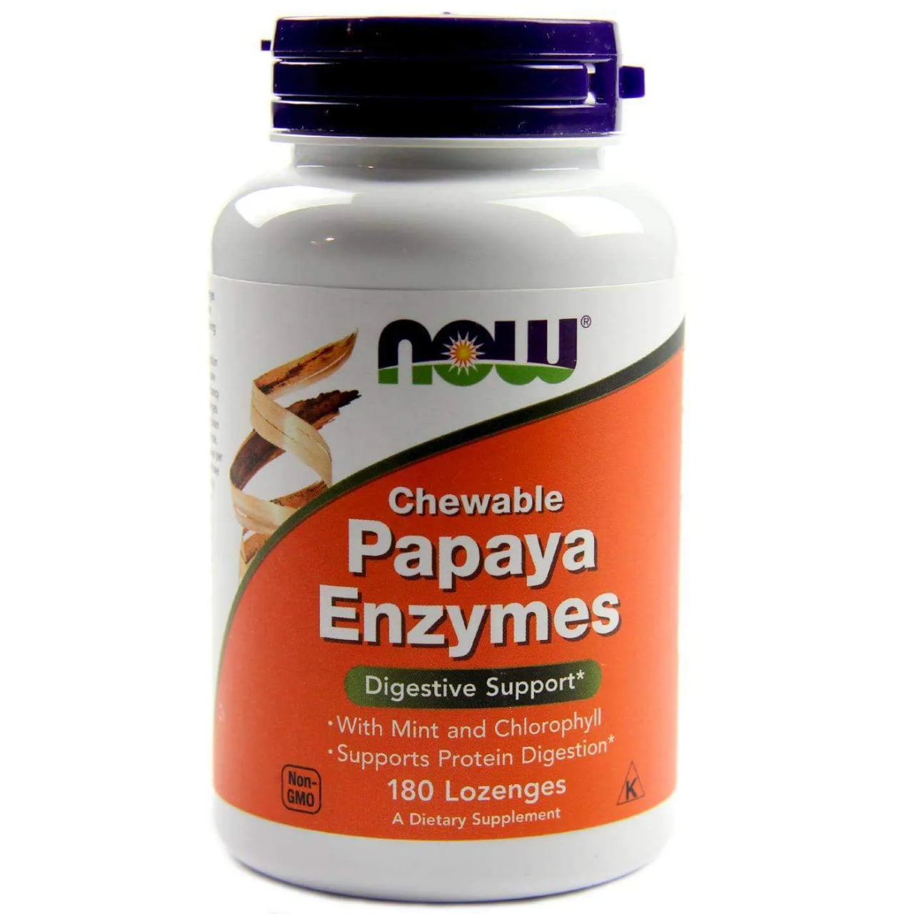 NOW FOODS PAPAYA ENZYMES CHEWABLE 180CT