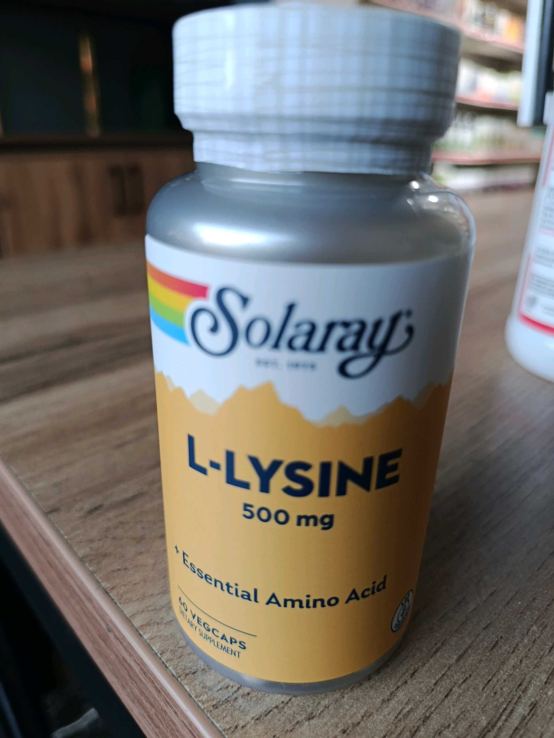 SOLARAY L-LYSINE   500MG 60TAB