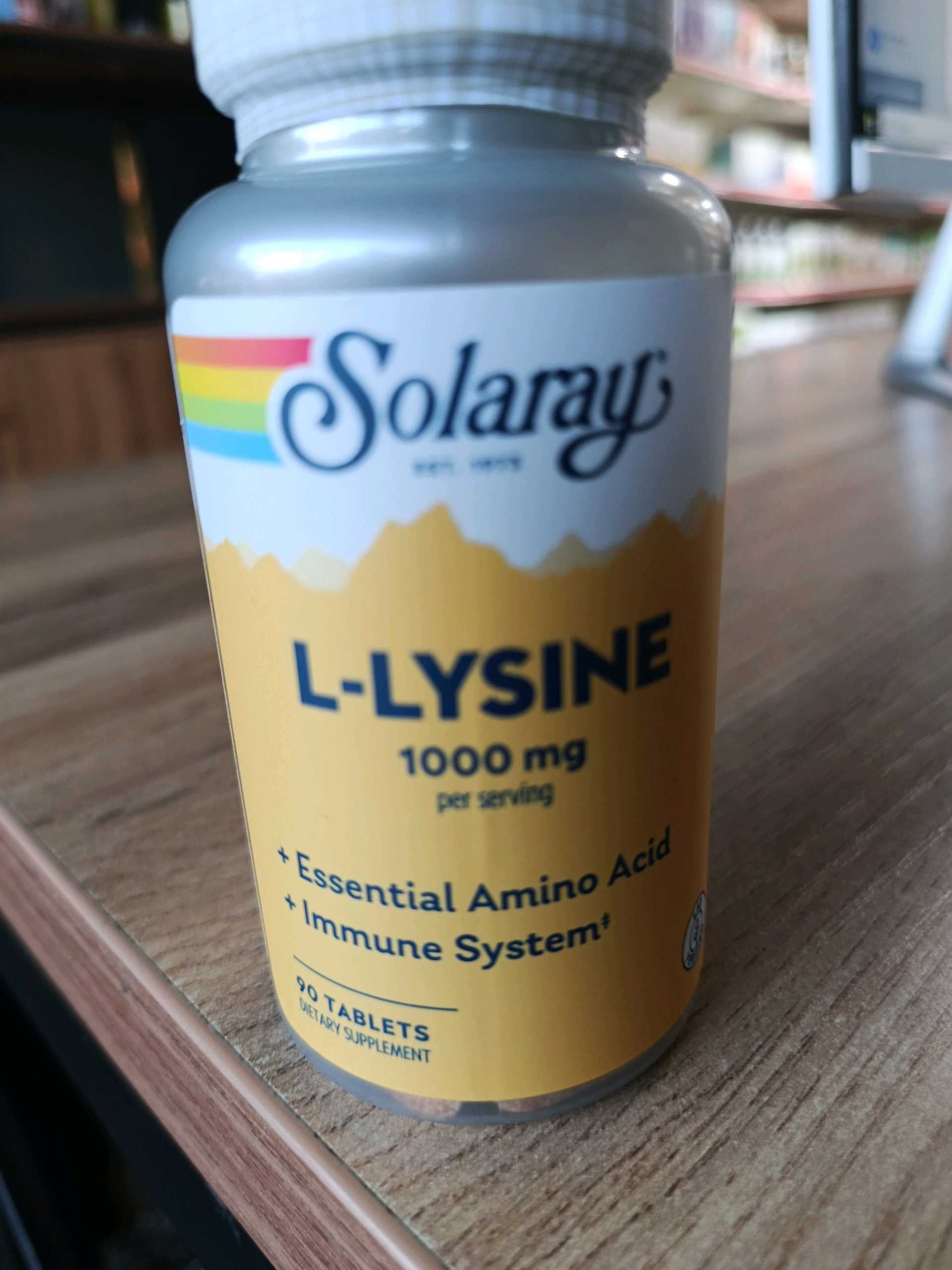 SOLARAY L-LYSINE 1000MG   90TAB