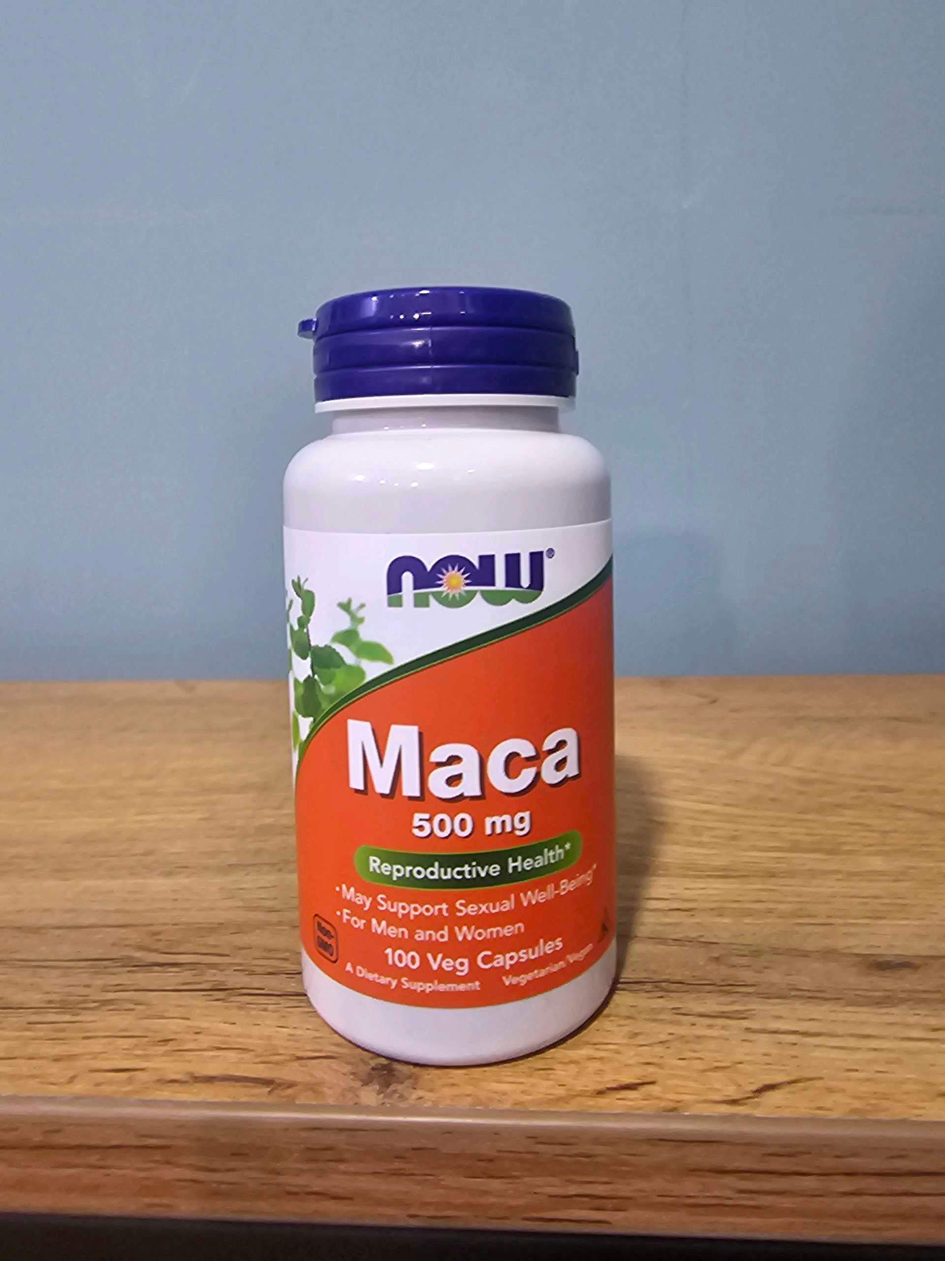 NOW FOODS MACA 500MG 100 vegcaps