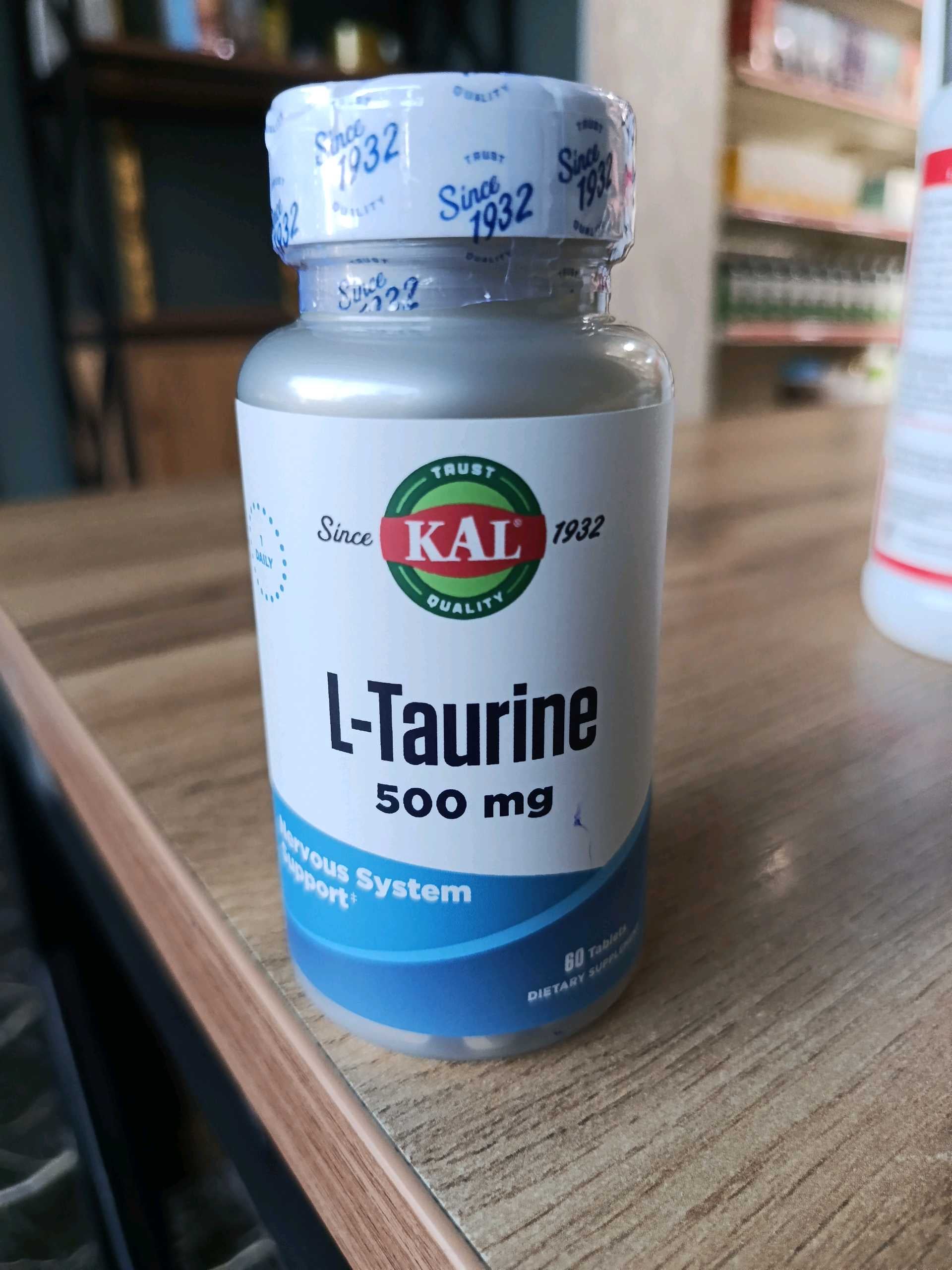 Kal L-TAURINE 500MG 60 TAB