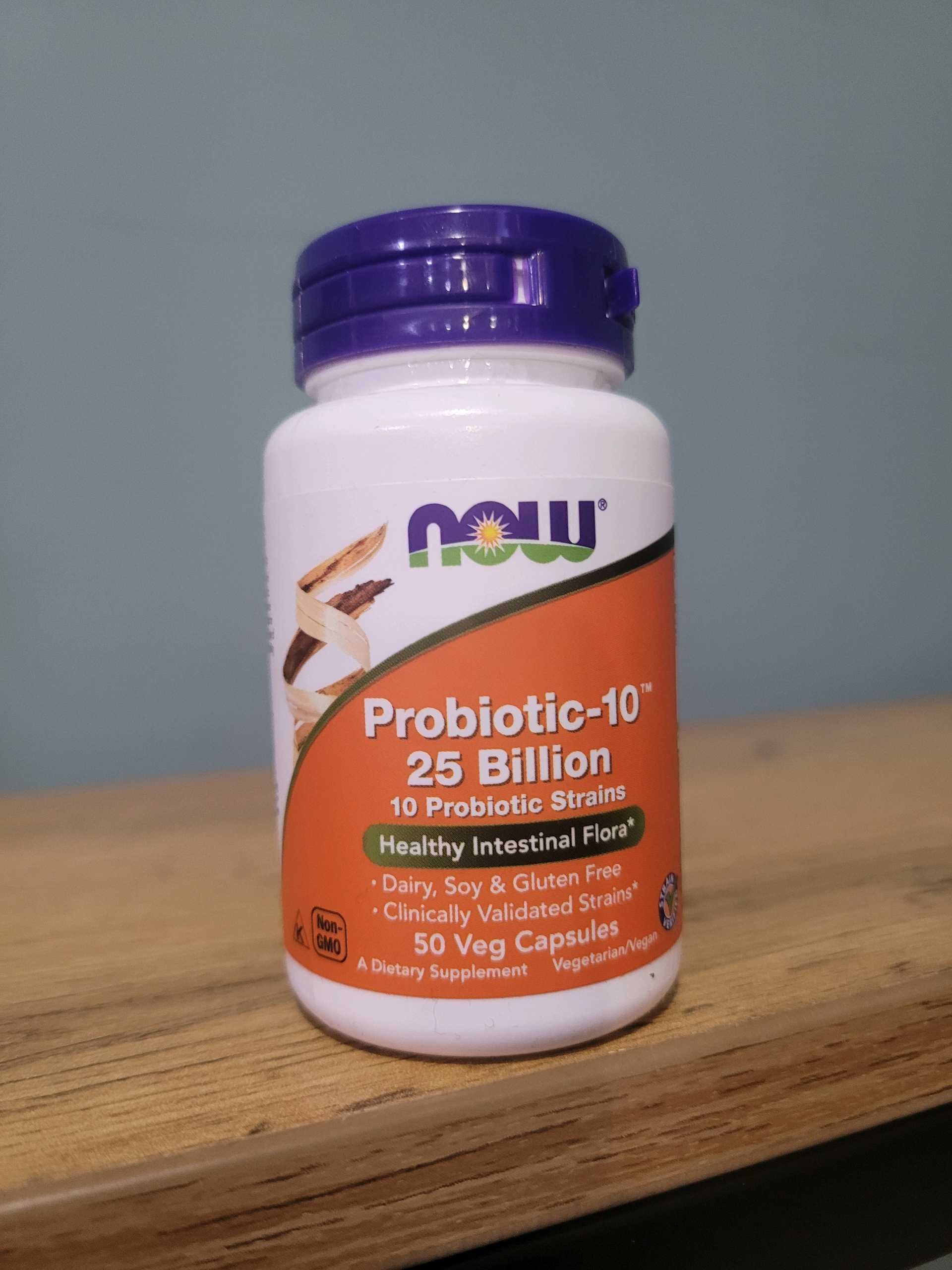 NOW PROBIOTIC-10 25 BILLION  50 VCAPS