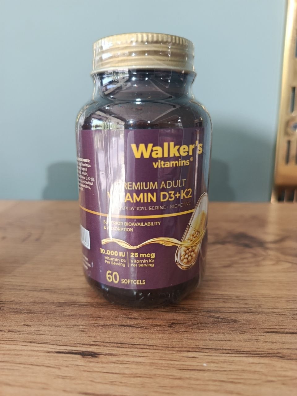Walkers Vitamin D3 K2 10000 ui