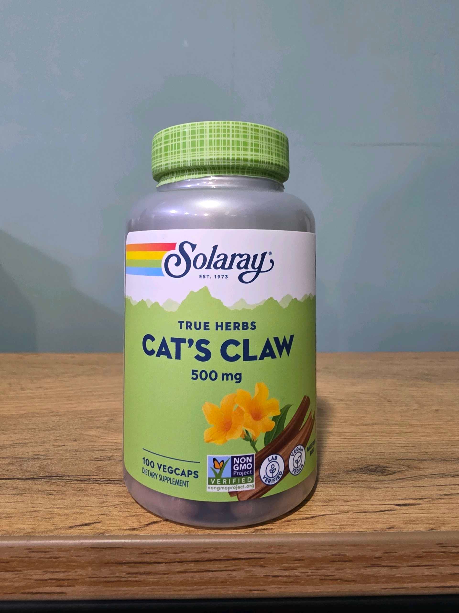 Soloray Cat's Claw 500 mg 100 vegcaps
