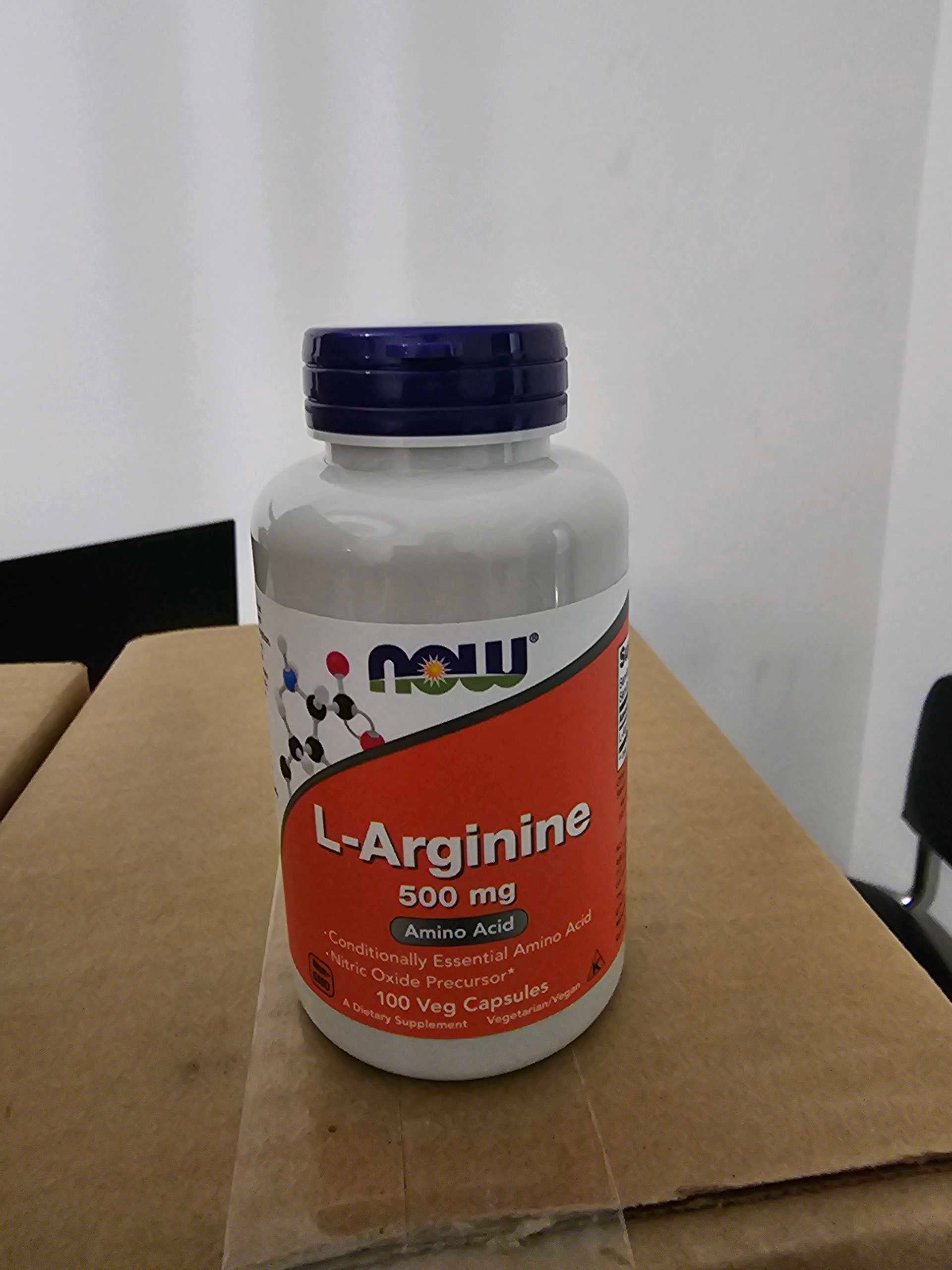 NOW Foods, L-Arginine, 500 mg, 100 Veg Capsules